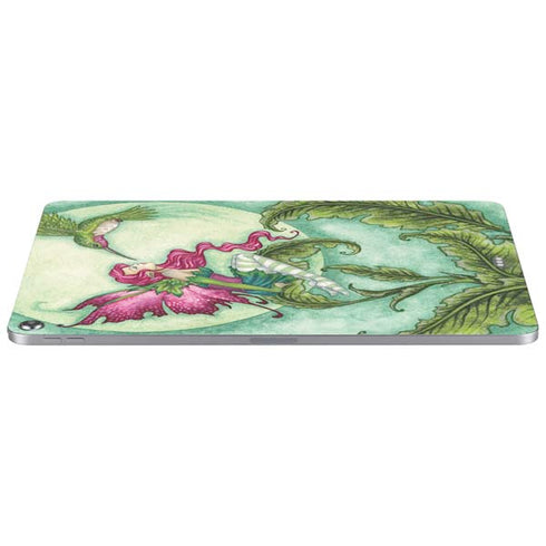 Flirting Fairy and Hummingbird by Amy Brown Apple iPad Air Skin