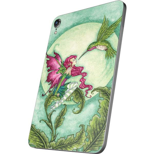 Flirting Fairy and Hummingbird by Amy Brown Apple iPad Mini Skin
