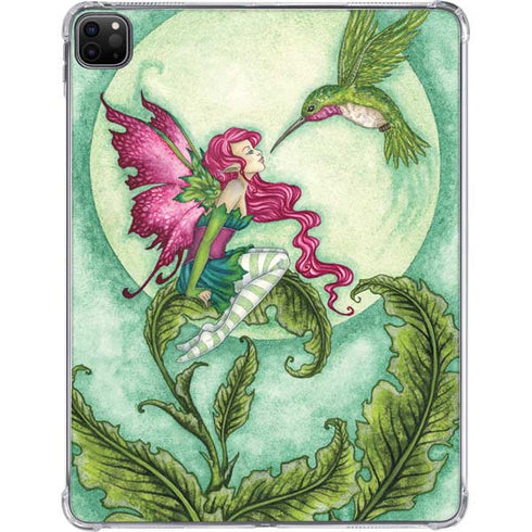 Flirting Fairy and Hummingbird by Amy Brown iPad Pro 11in (2024) Clear Case