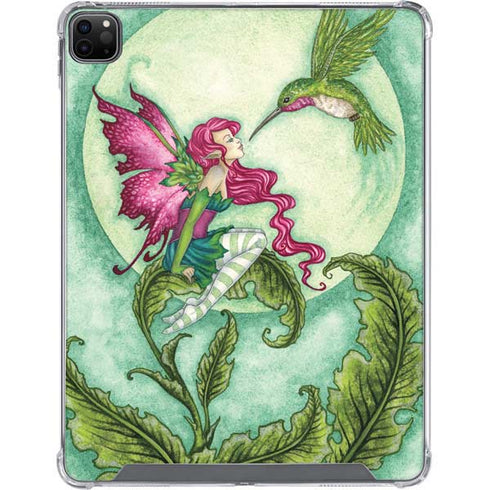 Flirting Fairy and Hummingbird by Amy Brown iPad Cases