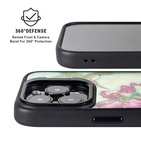 Flirting Fairy and Hummingbird by Amy Brown iPhone 13 Pro Kickstand Case