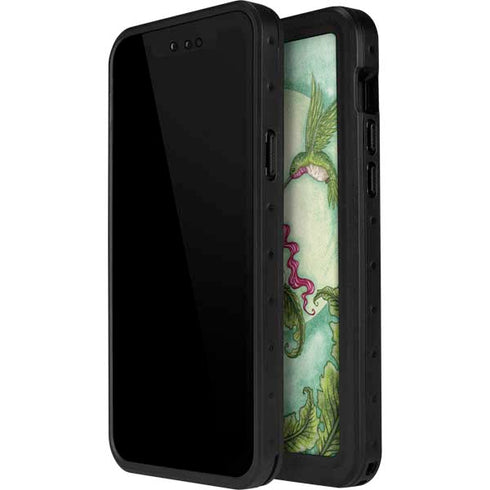 Flirting Fairy and Hummingbird by Amy Brown iPhone 15 Pro Waterproof Case