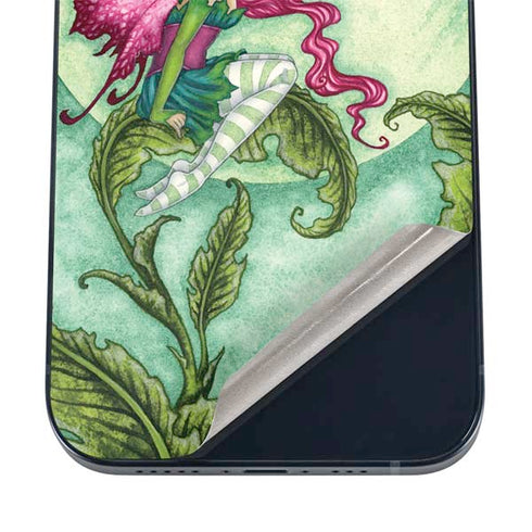 Flirting Fairy and Hummingbird by Amy Brown iPhone 16 Skin