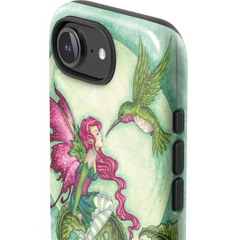 Flirting Fairy and Hummingbird by Amy Brown iPhone 16e Impact Case