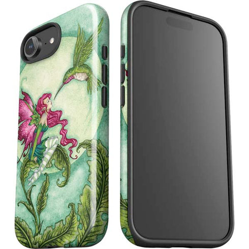 Flirting Fairy and Hummingbird by Amy Brown iPhone 16e Impact Case