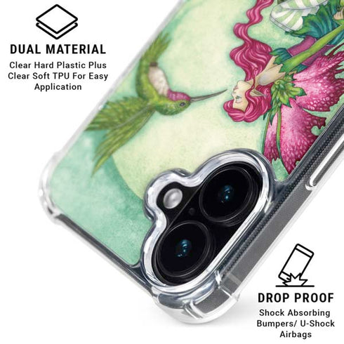 Flirting Fairy and Hummingbird by Amy Brown iPhone 17 MagSafe Case