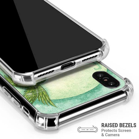 Flirting Fairy and Hummingbird by Amy Brown iPhone X/XS Clear Case