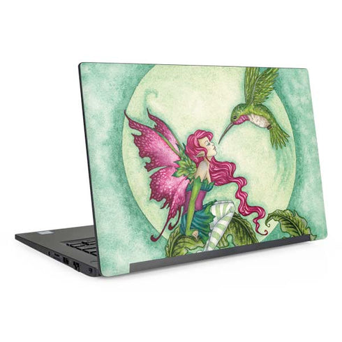 Flirting Fairy and Hummingbird by Amy Brown Dell Latitude Skin