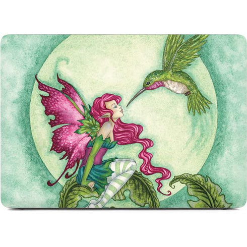 Flirting Fairy and Hummingbird by Amy Brown Apple MacBook Air Skin