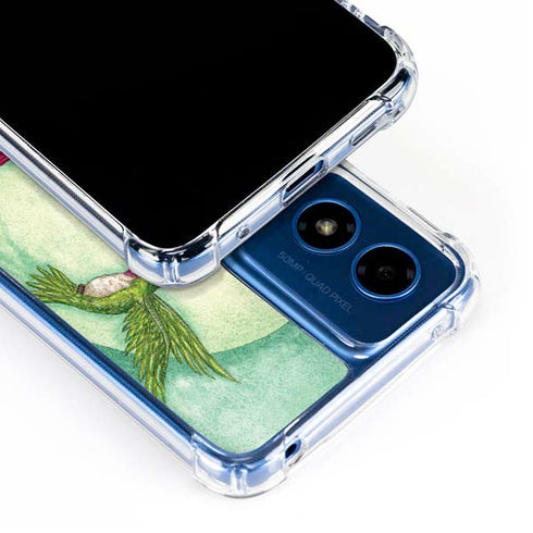 Flirting Fairy and Hummingbird by Amy Brown Moto G Play 4G (2024) Clear Case