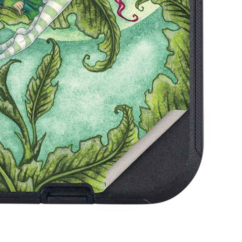 Flirting Fairy and Hummingbird by Amy Brown Otterbox Defender iPhone Skin