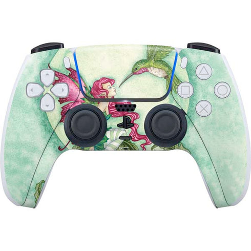 Flirting Fairy and Hummingbird by Amy Brown PlayStation PS5 Skins