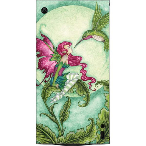 Flirting Fairy and Hummingbird by Amy Brown XBox Series X Digital Edition Console Skin