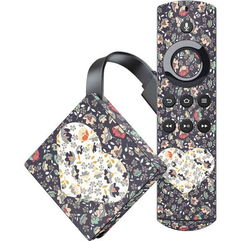 Floral Heart Amazon Fire TV Skin