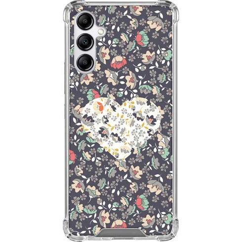 Floral Heart Gabb Phone 4 Clear Case