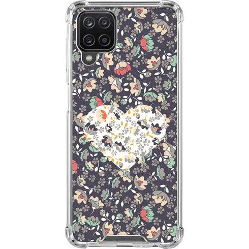 Floral Heart Galaxy Cases