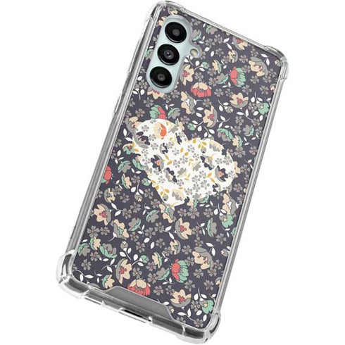 Floral Heart Galaxy A16 5G Clear Case
