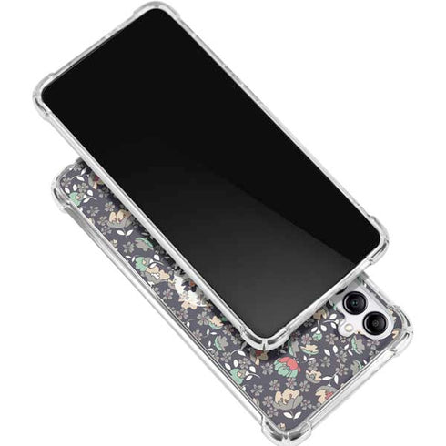 Floral Heart Galaxy A16 5G Clear Case