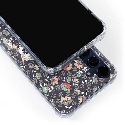 Floral Heart Galaxy A35 5G Clear Case