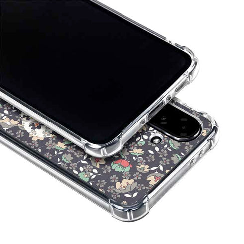 Floral Heart Galaxy A36 5G Clear Case