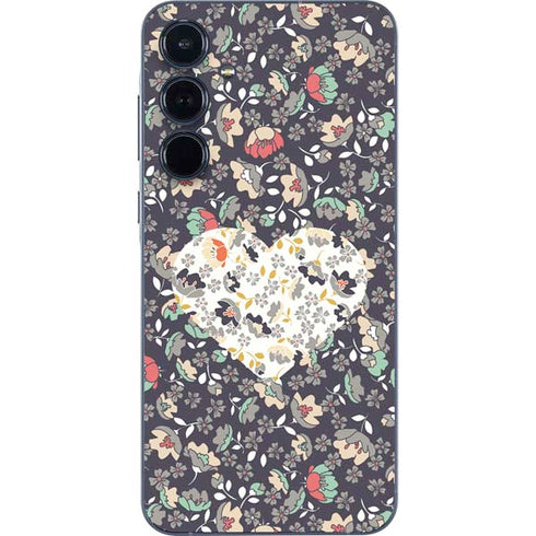 Floral Heart Galaxy A55 5G Skin