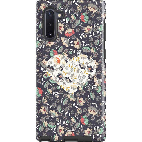 Floral Heart Galaxy Cases
