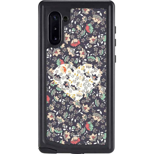 Floral Heart Galaxy Cases