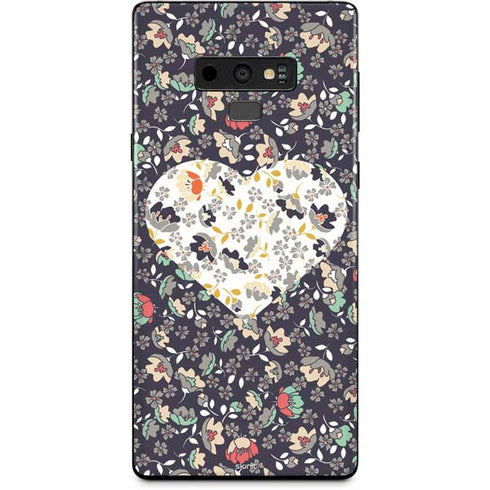 Floral Heart Galaxy Note 9 Skin