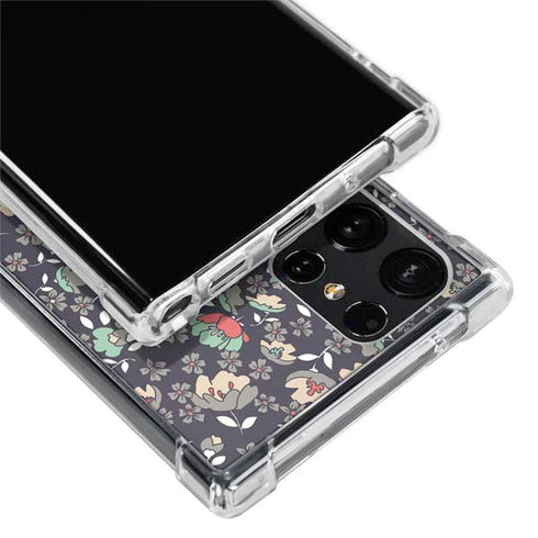 Floral Heart Galaxy S23 Ultra Clear Case