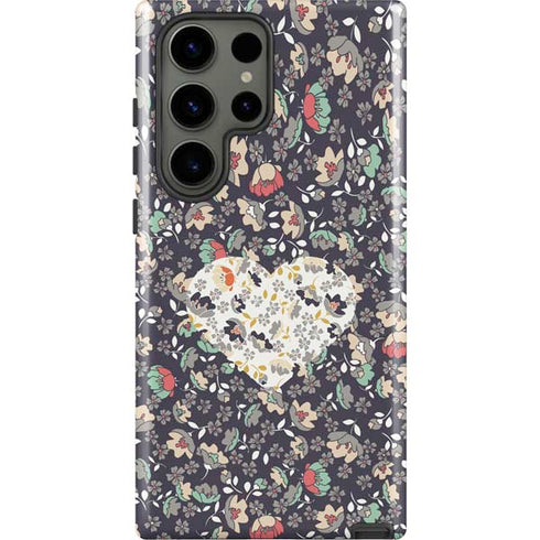 Floral Heart Galaxy S23 Ultra Pro Case