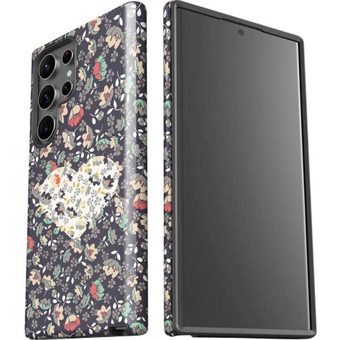 Floral Heart Galaxy S23 Ultra Pro Case