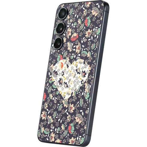 Floral Heart Galaxy S25 Plus Skin