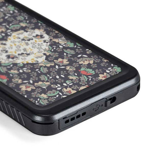Floral Heart Galaxy S24 Plus Waterproof Case