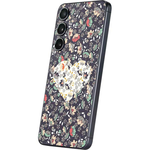 Floral Heart Galaxy S24 Skin