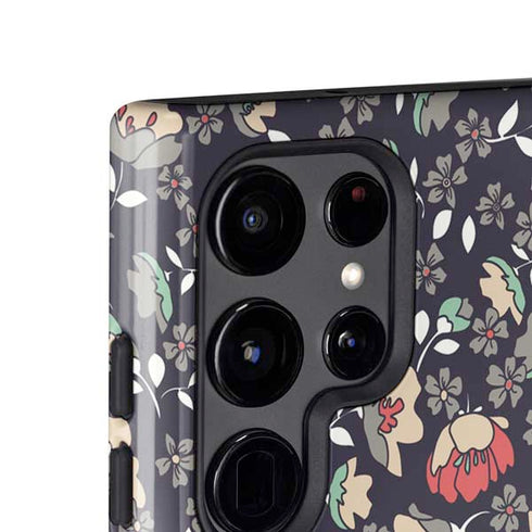 Floral Heart Galaxy S25 Ultra Impact Case