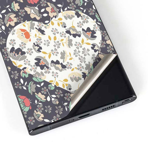 Floral Heart Galaxy S24 Ultra Skin