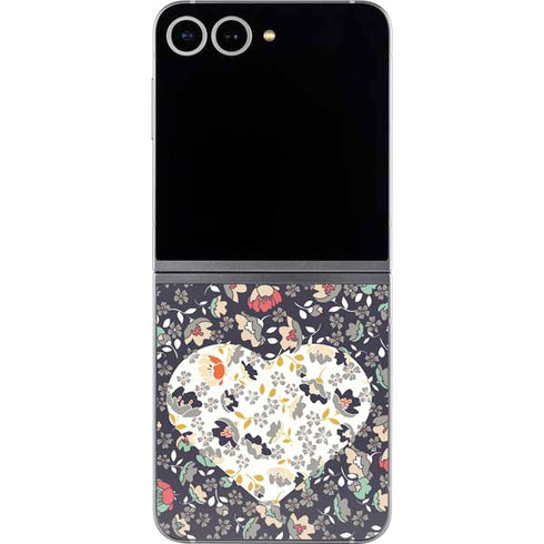 Floral Heart Galaxy Z Flip6 Skin