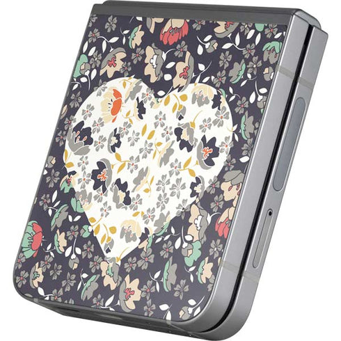 Floral Heart Galaxy Z Flip6 Skin