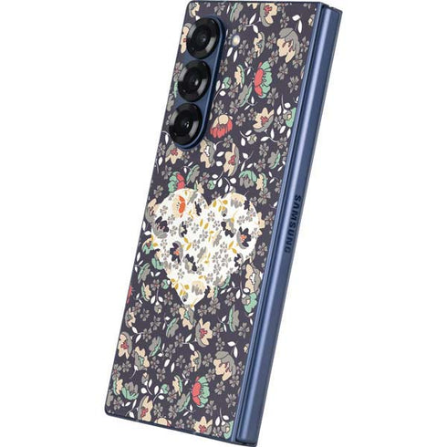 Floral Heart Galaxy Z Fold6 Skin
