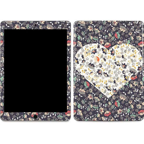 Floral Heart iPad Skins