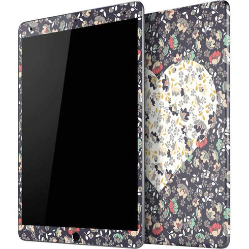 Floral Heart iPad Skins