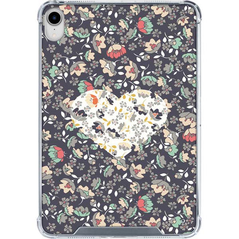 Floral Heart iPad 11th Gen (2025) Clear Case