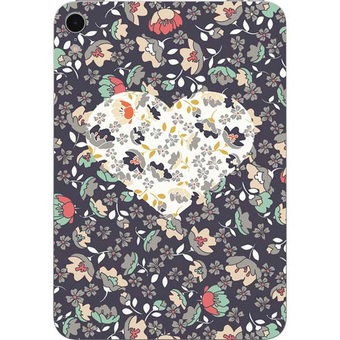 Floral Heart Apple iPad Mini Skin