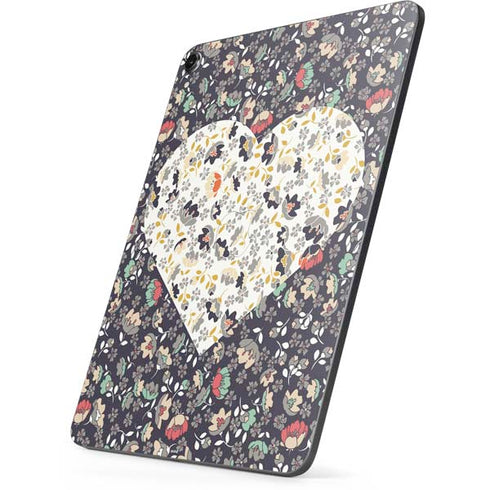 Floral Heart Apple iPad Pro Skin