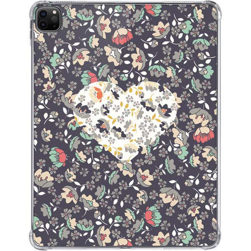 Floral Heart iPad Pro 11in (2024) Clear Case