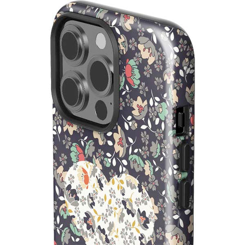 Floral Heart iPhone 15 Pro Impact Case