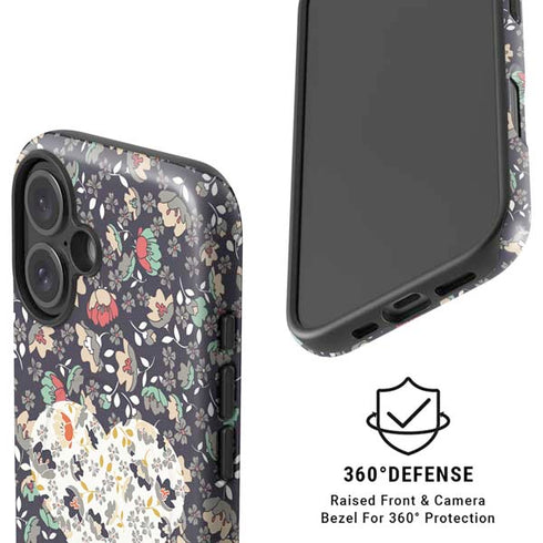 Floral Heart iPhone 16 Magsafe Impact Case