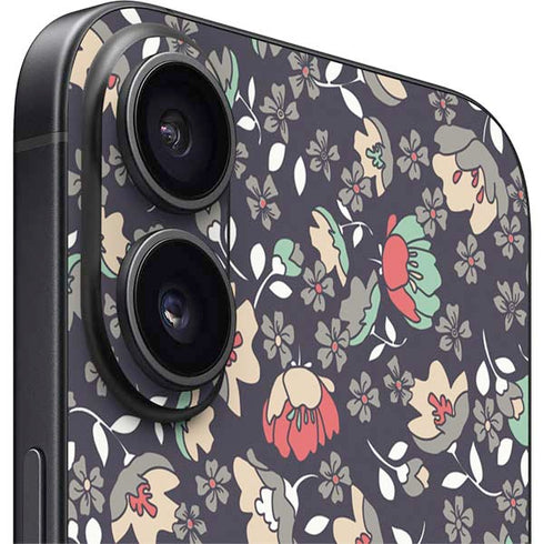 Floral Heart iPhone 16 Plus Skin