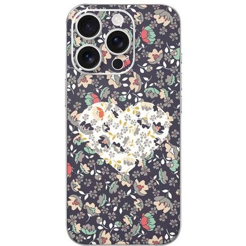 Floral Heart iPhone 16 Pro Skin