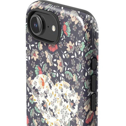 Floral Heart iPhone 16e Impact Case